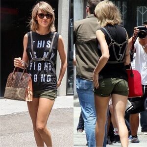 Free People leather harness belt Jakson Vest - ERAS tour Taylor Swift outfit